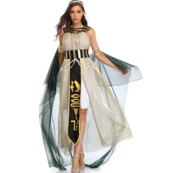 Holocky Cleopatra-kostym för kvinnor, Farao-kostym för män XL><noscript><img width=