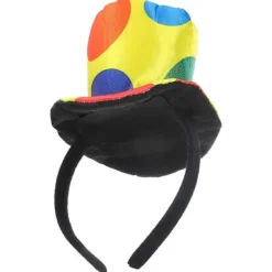 Clown Hatt Hårband för Föreställningsrekvisita 3st Färgglada Festtillbehör[YJD] 21X12CM> Huvudbonader