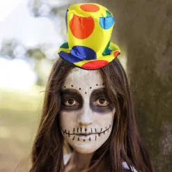 Clown Hatt Hårband för Föreställningsrekvisita 3st Färgglada Festtillbehör[YJD] 21X12CM><noscript><img width=