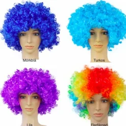 Otego Clown peruk - 10 färger Svart><noscript><img width=