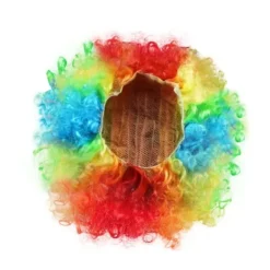 SuperDeals Clown Peruk – Färgglada Peruk för Utklädnad och Event><noscript><img width=