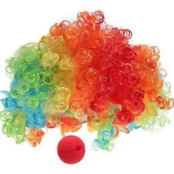 Clown Utklädningsperuk Nässa Rolig Dekor Peruk Kreativ Huvudbonad för Barn Vuxna> Peruker