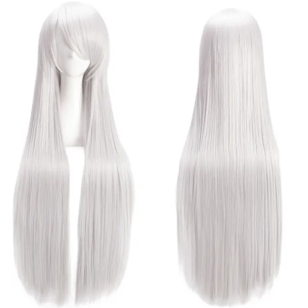 100cm/ 39 tum Medel Lång Rak Dam Anime Kostym Peruk> Peruker