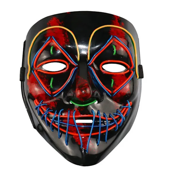 Color Led - Music Speed ​​Led Mask - Halloween Led Mask - Led> Masker