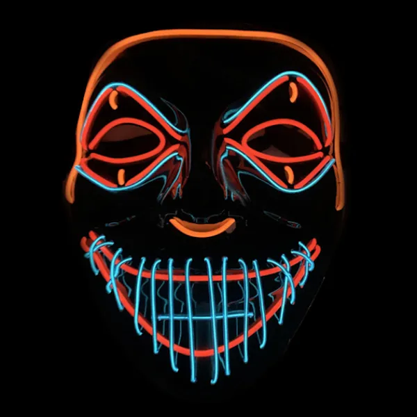 Color Led - Music Speed ​​Led Mask - Halloween Led Mask - Led> Masker