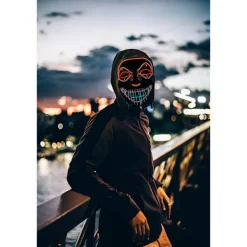 Color Led - Music Speed ​​Led Mask - Halloween Led Mask - Led><noscript><img width=