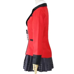 Blueday Compulsive Gambler Kakegurui Cosplay Party Dräkt Set Jabami Yumeko Outfit Set För Kvinnor Presenter 2XL> Dräkter