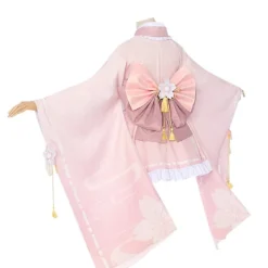 CosDaddy My Hero Academia Uraraka Ochaco Cosplay Kostym Vuxen Kvinnor Kimono Kostymer Halloween Kostym Peruk M> Peruker