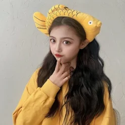 Cosplay Animal Cute Novelty Funny Golden Fish Huvudband Hårband><noscript><img width=