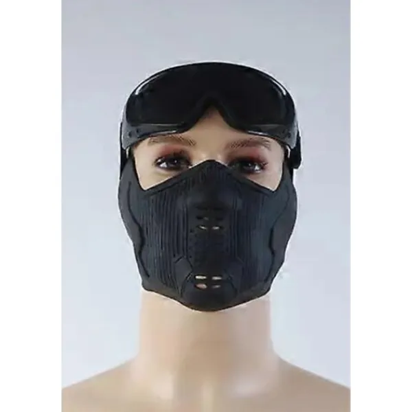 Cosplay av den amerikanska vintersoldatmasken, James Buchanan, Bucky Barnes cosplay, latexmask, Halloween vuxenkostym, Carvinal-rekvisita> Masker