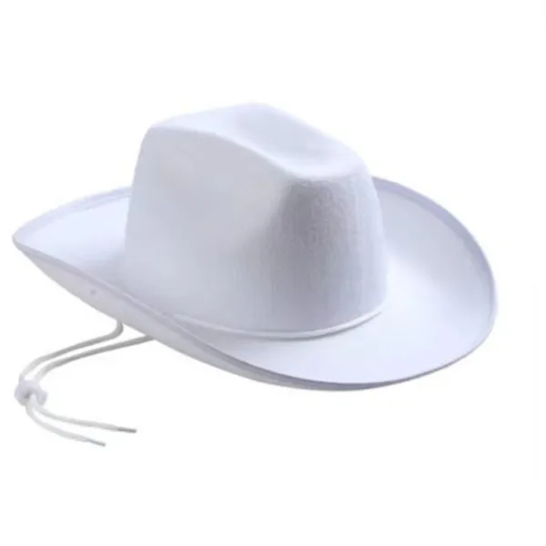 Cosplay cowboyhatt, roliga denim accessoarer, kostymball cowboyhatt, performance filt prinsesshatt, födelsedag No,> Huvudbonader