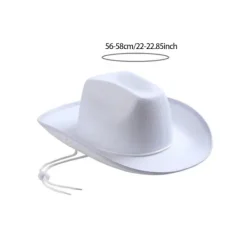 Cosplay cowboyhatt, roliga denim accessoarer, kostymball cowboyhatt, performance filt prinsesshatt, födelsedag No,> Huvudbonader