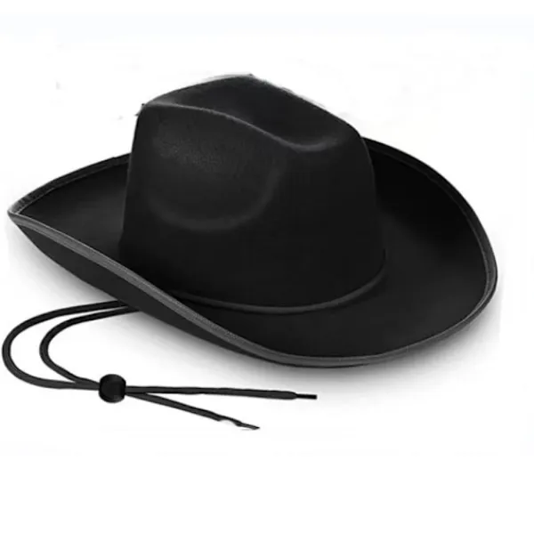 Cosplay cowboyhatt, roliga denim accessoarer, kostymball cowboyhatt, performance filt prinsesshatt, födelsedag No,> Huvudbonader