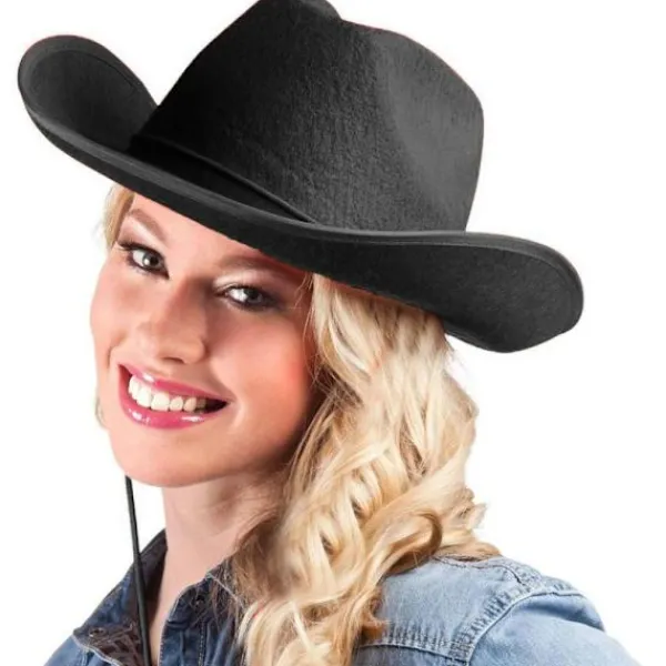 Cosplay cowboyhatt, roliga denim accessoarer, kostymball cowboyhatt, performance filt prinsesshatt, födelsedag No,> Huvudbonader