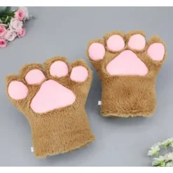 cosplay djur katt varg björn hund kanin räv tassar klor vantar handskar><noscript><img width=