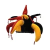 Cosplay Kostym Mardi Gras Hatt Hovnarr Hatt Renässansnarr Hatt Narrhuvudbonad Medeltida Narrhatt-Xin> Huvudbonader