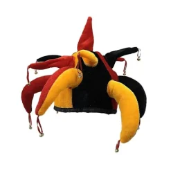 Cosplay Kostym Mardi Gras Hatt Hovnarr Hatt Renässansnarr Hatt Narrhuvudbonad Medeltida Narrhatt-Xin><noscript><img width=