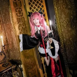 Coplay Kotym Uniform Peruk Coplay Anime Häxa Vampyr Halloween Kotym><noscript><img width=