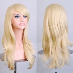 Superp Cosplay lång rulle anime peruk silver><noscript><img width=