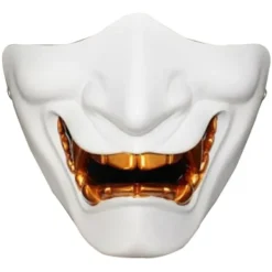 Cosplay Mask Peli Halvansikts Airsoft Oni Mask Halloween Mask> Masker