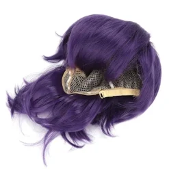 Cosplay peruk för män Kort Anime Cosplay Fashionabla festdräkt Syntethår ​​Peruk Lila> Peruker