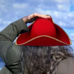 unbranded Cosplay pirathatt - Medeltida sjörövar kapten kostymtillbehör för män och kvinnor><noscript><img width=