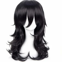 Cosplay Shouta Aizawa Peruk Anime Lång Svart Peruk för Halloween Kostymfest> Peruker