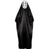 Cosplay-dräkt Spirited Away No Face Kaonashi Cosplay-dräkt Halloween-dekorationsfestdräkt Maskkläder Handskar Set Gåvor> Dräkter