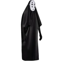 Cosplay-dräkt Spirited Away No Face Kaonashi Cosplay-dräkt Halloween-dekorationsfestdräkt Maskkläder Handskar Set Gåvor> Dräkter