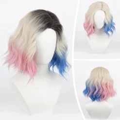 Cosplay-peruk för Addams Family Wednesday Enid Sinclair-dräkt> Peruker