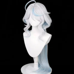 Cosplay-peruk, Genshin Impact-peruk, med två perukmössor, för Halloween, fest och etc><noscript><img width=