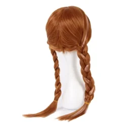 Cosplay-peruk med avtagbar hästsvans, material som andas, högemulerad skalp, lätt att tvätta och sköta, perfekt för fest, Halloween och födelsedag> Peruker