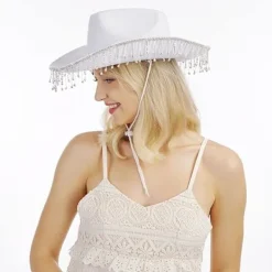 Cowboyhatt Halloween-kostym Cowgirlhatt för kvinnor män vuxna Western Cow Girl Hat Dress Up Birthday Halloween Cow Girl><noscript><img width=