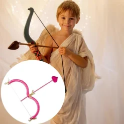 Cupidos pil och båge Kostymfest rollspel Cupidos pil och båge Rosa><noscript><img width=