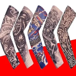 3d Tattoo Uv Protection Arm Sleeve><noscript><img width=
