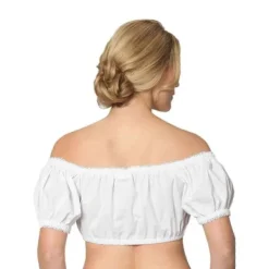 Dam Blus För Oktoberfest Blus Svart Casual Dam Dirndl Blus Spets Dirndl XXL Vit XXL> Dräkter