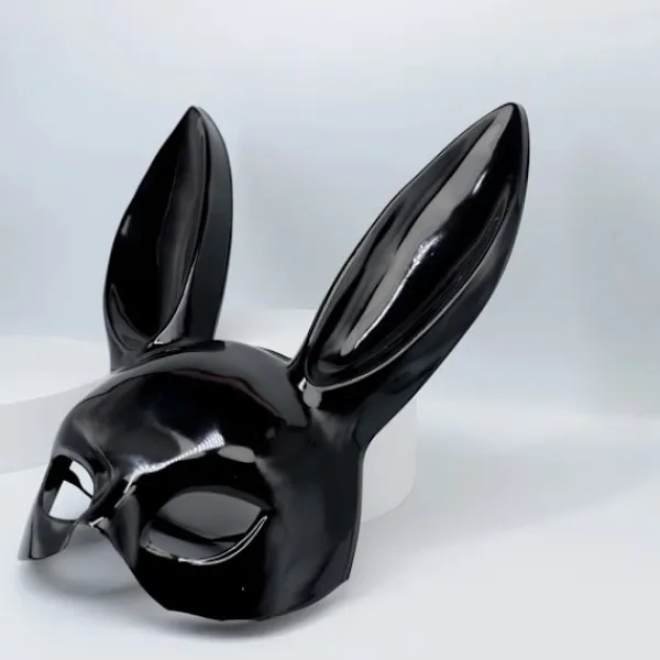 Damer Halloween Sexig Half Face Kanin Öron Mask> Masker