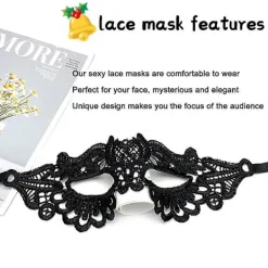 unbranded Dammask med spets, venetiansk maskeradboll, sexig venetiansk maskeradkarnevalfestboll ansiktsmaskeradmask><noscript><img width=