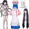 Danganronpa Mikan Tsumiki Anime Uniform Kvinna Klänning Cosplay Kostym Kläder A2> Dräkter