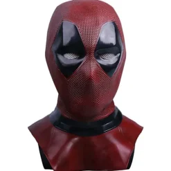 Deadpool Cosplay Wade Winston Wilson Lädermask Kostym Submarine Deuce Halloween Party Kostymrekvisita Standard Titel> Masker