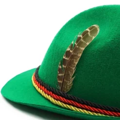 Dekorativa fjäderhattar, Western mountainhattar, Oktoberfesthat, bayerska kostymklänningar, cosplayhattar No,><noscript><img width=