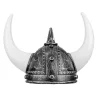 Dekorerad hornhjälm Viking stil huvudbonad maskerad vuxenkostym (30X26 cm, sorterade färger 2)> Huvudbonader
