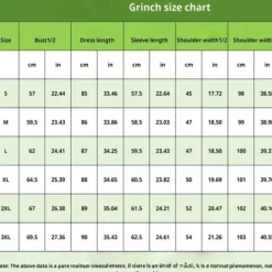 7-delad Grinch-dräkt för julcosplay, vuxen tomtekostymset + mask A 7PCS komplett klädset 7PCS komplett klädset -FS- L><noscript><img width=