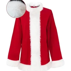 7-delad Grinch-dräkt för julcosplay, vuxen tomtekostymset + A-Perfet 7PCS komplett klädset 7PCS komplett klädset L><noscript><img width=