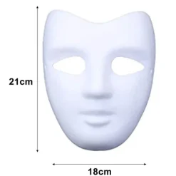 10-delad set DIY vit mask för målning enkel tom stil 3 KLB><noscript><img width=