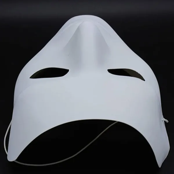 10-delad set DIY vit mask för målning enkel tom stil 3 KLB> Masker