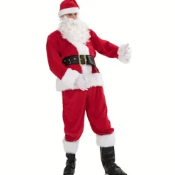10-delad tomtekostym, julkostym (Storlek XL)><noscript><img width=