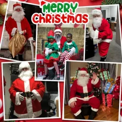 10-delad tomtekostym, julkostym (Storlek XL)><noscript><img width=