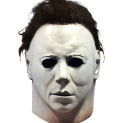 Deluxe Halloween Michael Myers Skräck Latex Mask - Perfekt för Karnevalsfest Maskeradrekvisita D><noscript><img width=