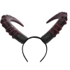 Demon Horns Huvudband Rolig Påsk Hårbåge Personlig Gotisk Hårtillbehör-4> Huvudbonader
